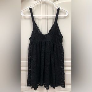 Torrid black lace teddy